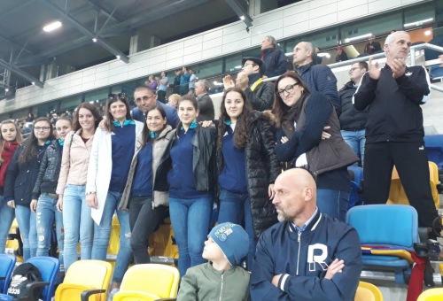 Találkozhattunk példaképeinkkel - közös kép a Győri Audi ETO KC csapatával